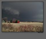Rotation in Wall Cloud