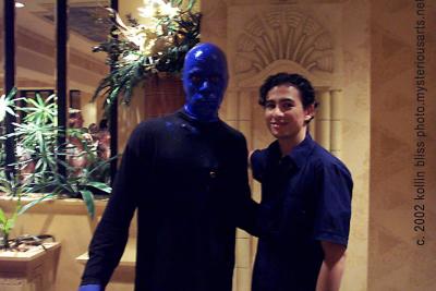 k and other blue man