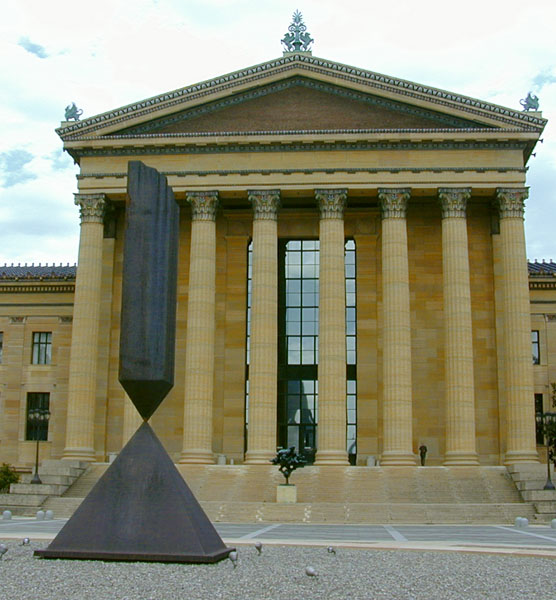<b>Art Museum - East Entrance</b> Broken Obelisk at the Art Museum<br>57a