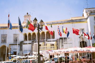 ELVAS plaza das banderas do unin euopea PORTUGAL