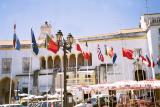 ELVAS plaza das banderas do unin euopea PORTUGAL