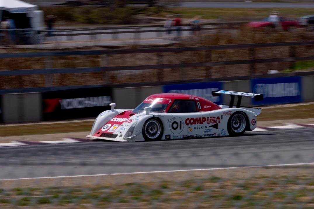 Lead car through turn 4