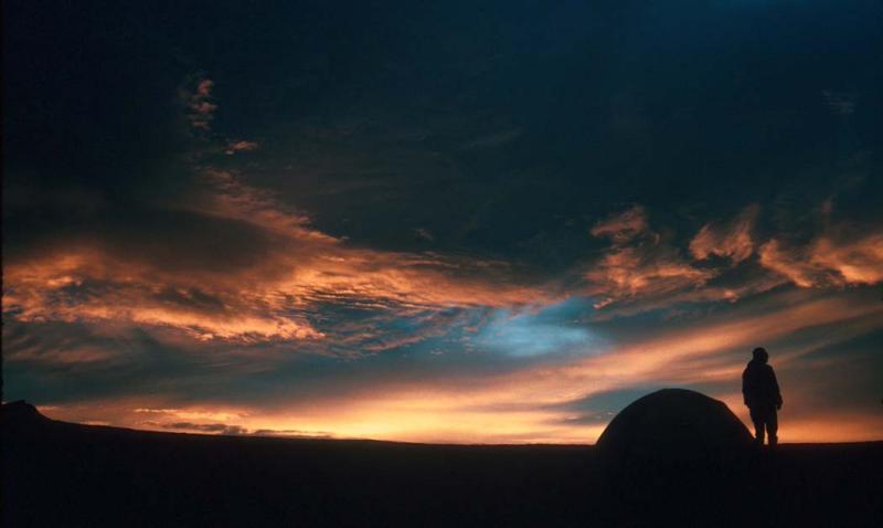 Karen Nolan At High Camp, Richardson Range, Canadas Western Arctic