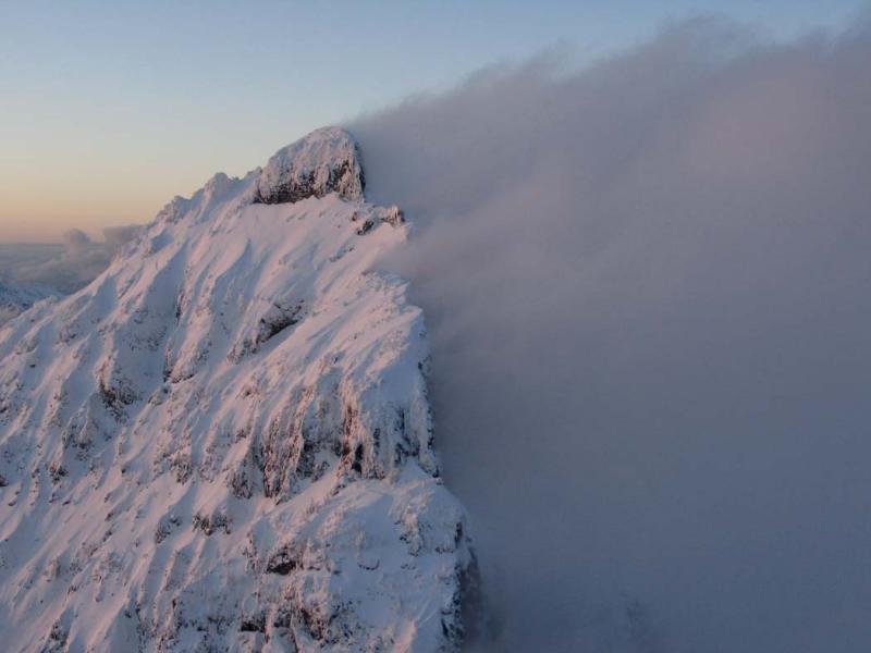 Pugh, S Ridge & Upper W Face (Pugh033005-06adj.jpg)