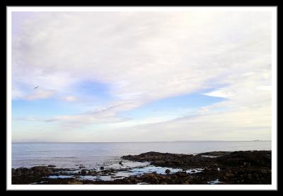 The sea (with Scotland far away)