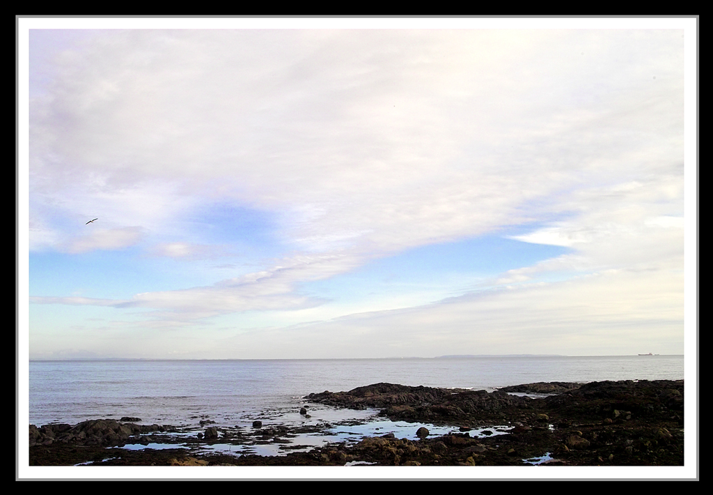 The sea (with Scotland far away)