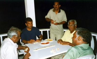 Dominoes... a family pastime!