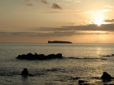 Sunsets from the La Perouse Bay/Makena Area