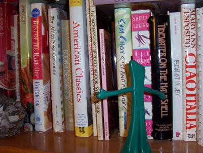 Gumby tries deciding what to make for dinner