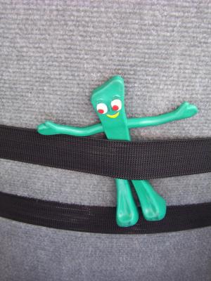 Gumby returns to reality, in coach - what a rude awakening