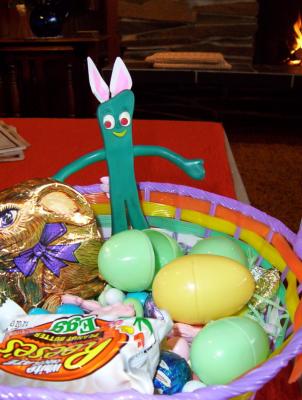 The Easter Gumby arrives