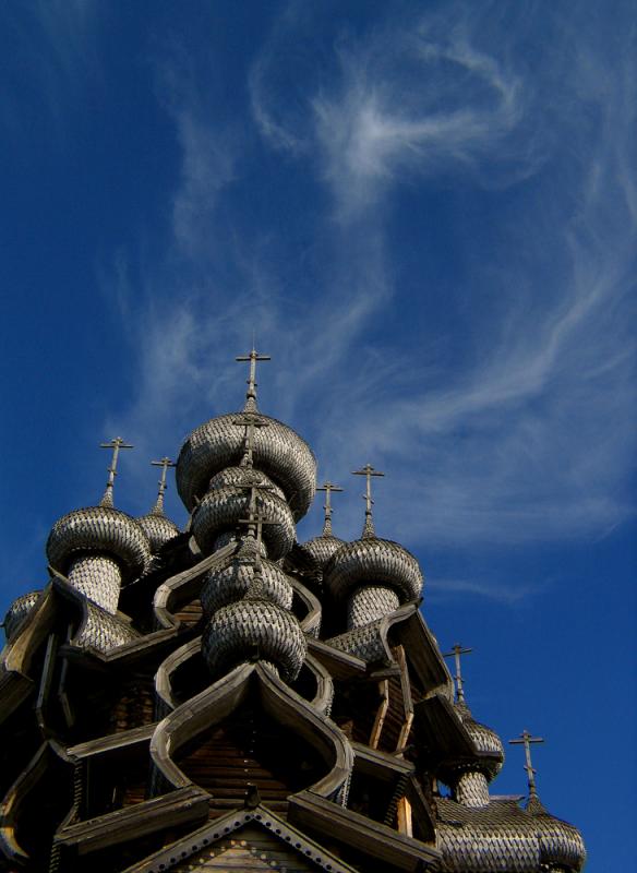 Clouds and Domes, Kizhi Island, Russia, 2003