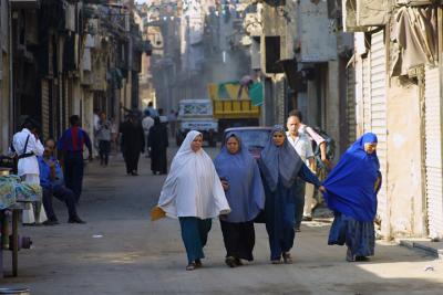 muslim women on the street