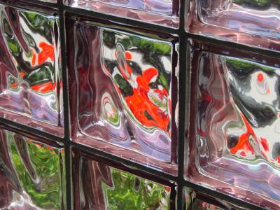 Behind the Glass Brick Window