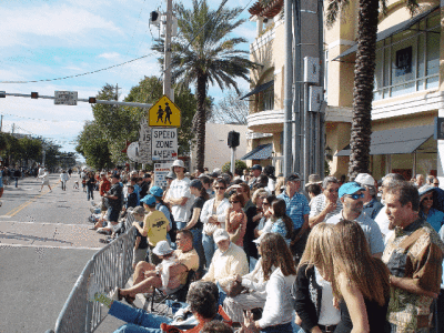 OVER 10,000 PEOPLE LINED THE PARADE ROUTE