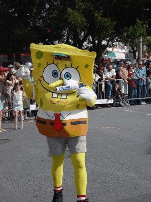 CONTRACEPTIVE SPONGE BOB WAS THERE WITH HIS K-Y JELLY