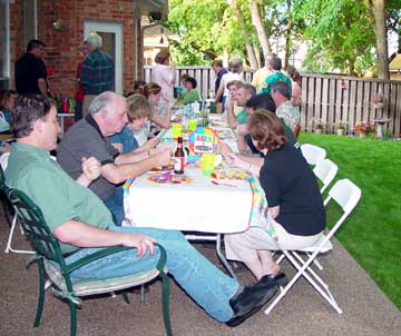 BACKYARD TABLE