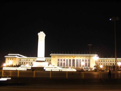 Tiananmen and area night photos