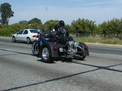 big fat motorcycle tricycle