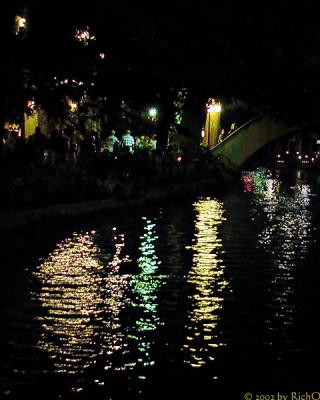 Night Reflections Along Riverwalk