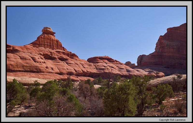 Needles district, trail from the pass