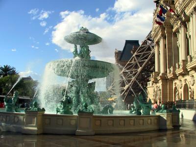 Paris fountain.