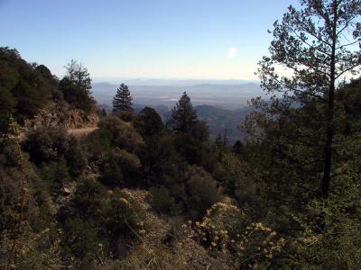 View from the highlands looking into New Mexico