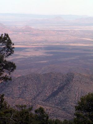View from the highlands looking into New Mexico