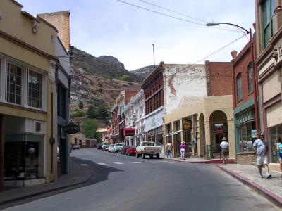 Bisbee, home to the Apache - Geronimo and Cochise are locals.