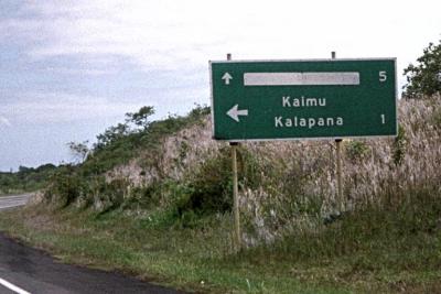 formerly to kalapana