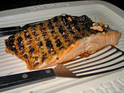 deep fried salmon