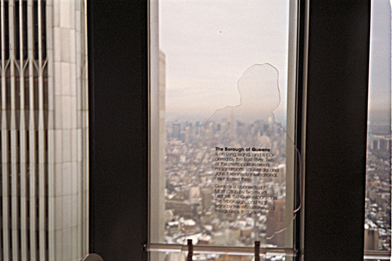 WTC, 109th floor observation deck view, 1992