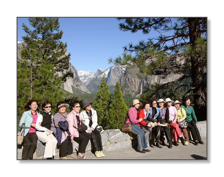 Busloads of TouristsYosemite Nat'l Park, CA