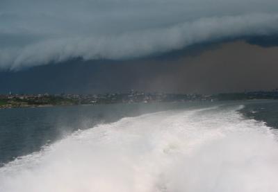 Sydney Harbour storm