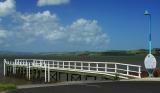 Lamp and wharf at Newhaven, Phillip Island, Vic