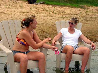 Catherine and Linda