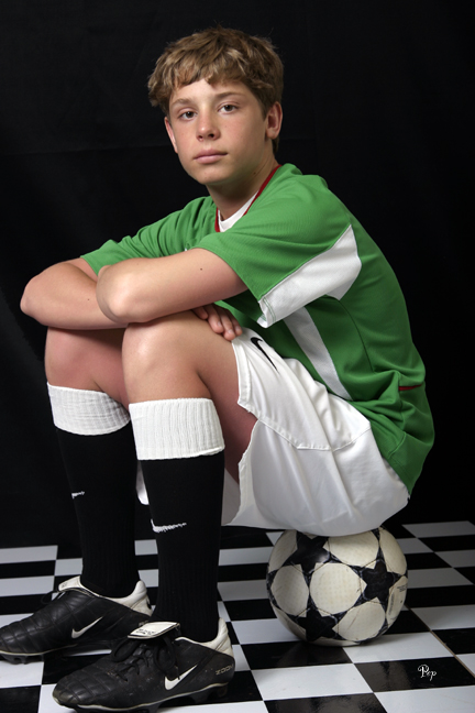 March 31, 2005 - Portrait of a soccer player