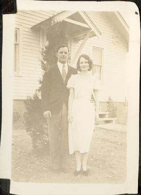 Ken's cousin, Ila Brown with husband S.W. Bilbro