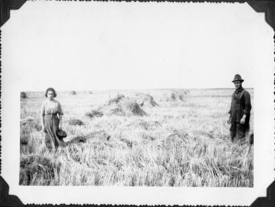 Nell and Roy in field c.1925