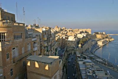 The streets of Valletta