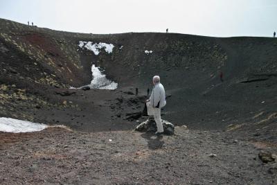Sicily : Side crater on Mt. Etna