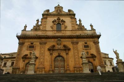 Sicily : Modica church facade