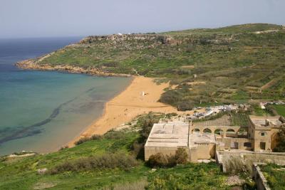 Outside Calypso's cave on Gozo