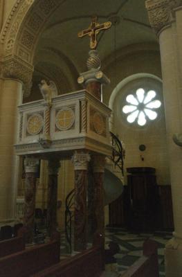 Gozo church - interior detail