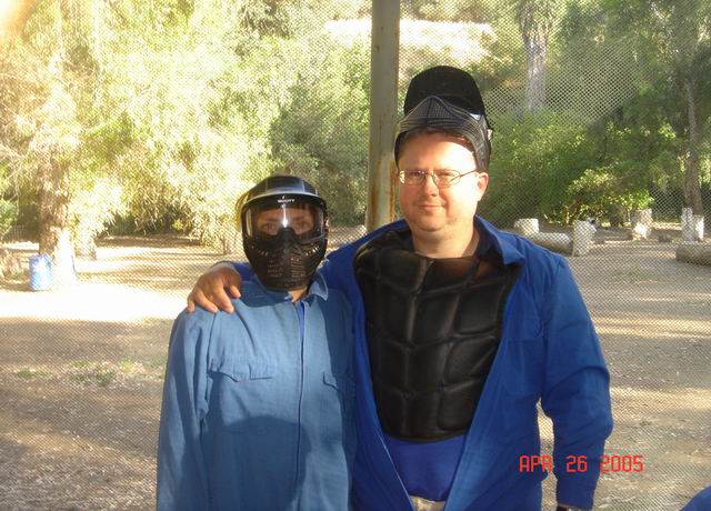 paintballing