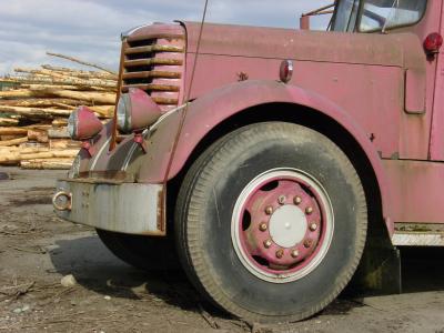 Vintage Logging Truckby Eric Ellis (57HotrodVW)