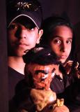 Young puppeteers