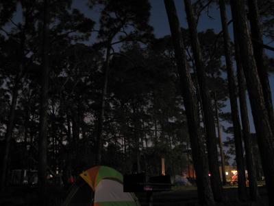Night at Fort Pickens