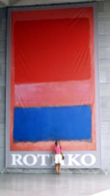 Mark Rothko poster. East Building, National Gallery of Art, Washington, D.C.