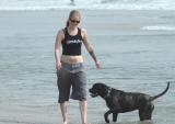 Beach girl at dog beach 1